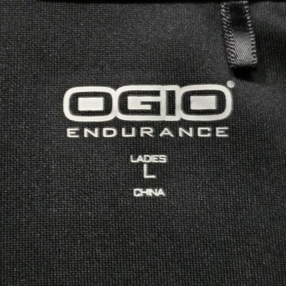 OGIO Endurance Track Jacket Women’s Large Black Full Zip Activewear - Picture 4 of 9